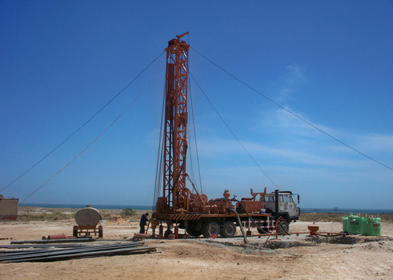 600M TRAILER MOUNTED WATER WELL DRILLING RIG TOP HEAD DRIVE DTH AND MUD WORKOVER