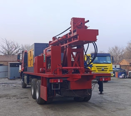 Plate-forme de forage montée par camion à télécommande de puits d'eau