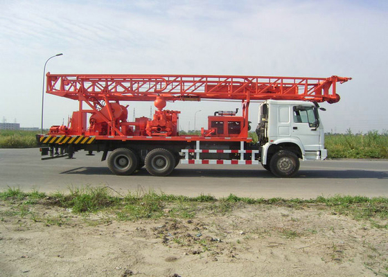 la TÊTE SUPÉRIEURE de PLATE-FORME DE FORAGE de CAMION de 450M CONDUISENT le COÛT PEU UTILISÉ de COUPLE de DTH ET de MUD, SIMPLE ET EFFICACE ÉLEVÉ