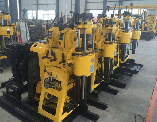 Type rotatoire de alimentation hydraulique installation de double cylindre de perceuse de noyau